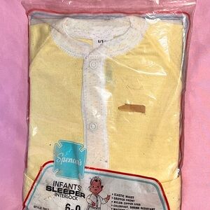 NEW VTG Spencer’s Infants’ Sleeper Interlock 6-9 Months 18 Pounds 1960s 1970s